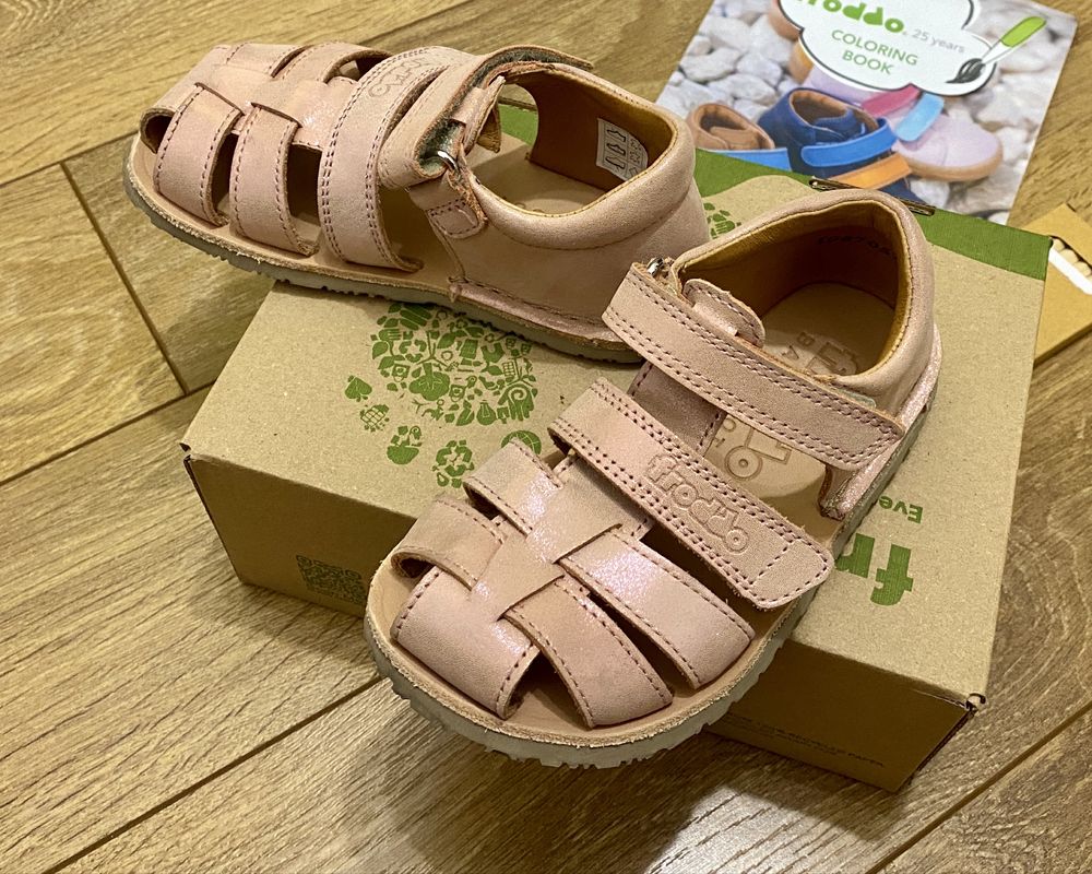Боси детски обувки сандали Froddo Flexy Ivi Pink Shine 25 номер