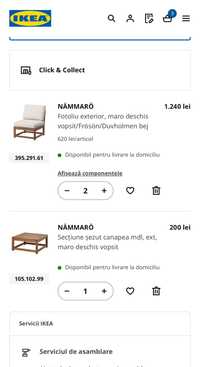 set terasa Ikea Nammaro