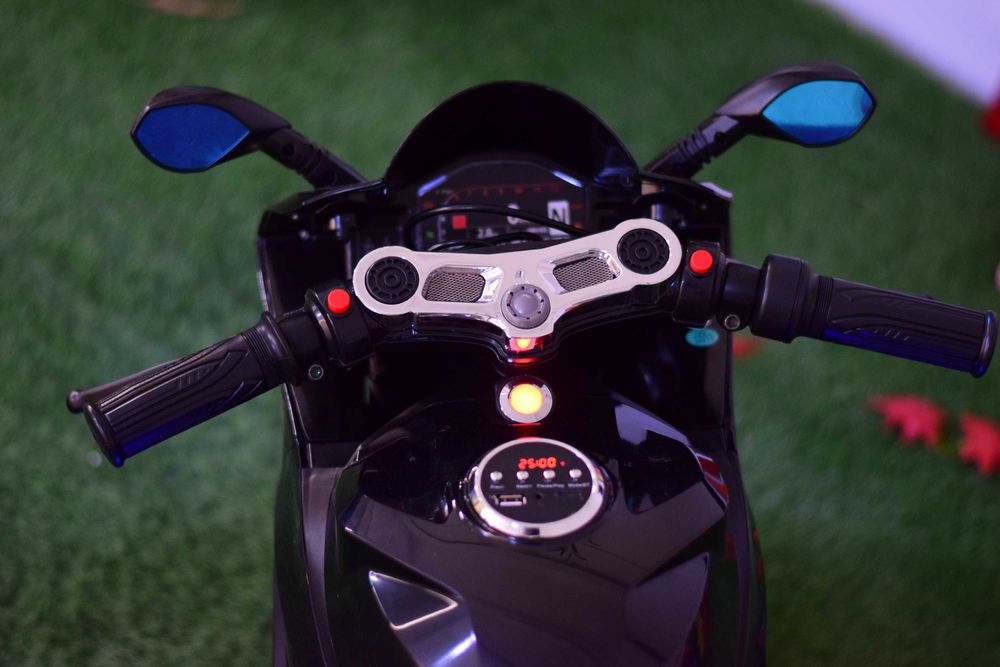 Motocicleta electrica pentru copii KinderAuto SX1629 250W 24V #Black