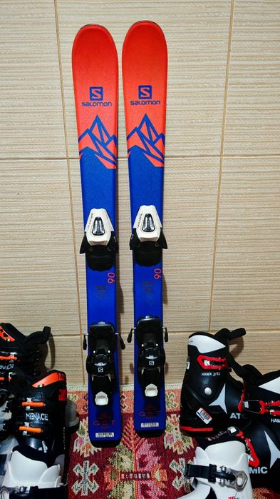 Set schiuri Salomon 90cm- clapari ski