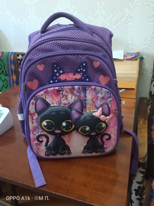 Продам ранец школьный б/у в хорошем состоянии красивый ...