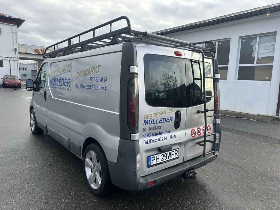 Renault Trafic 1.9dci 101cp, 6trepte lung. Ac, fab 2005. Portbagaj sus