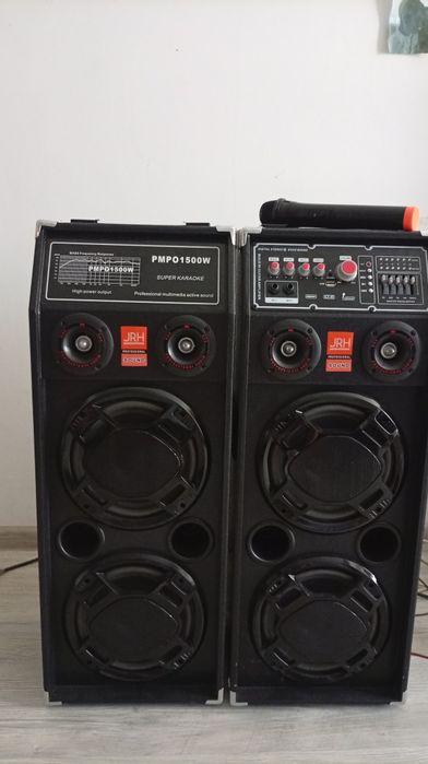 Boxe JRH 400W+Microfon+telecomanda