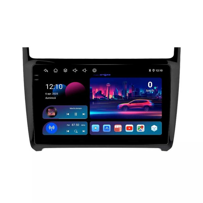 Navigatie Android Dedicata Volkswagen Polo (2009-2018), Wi-Fi, Carplay