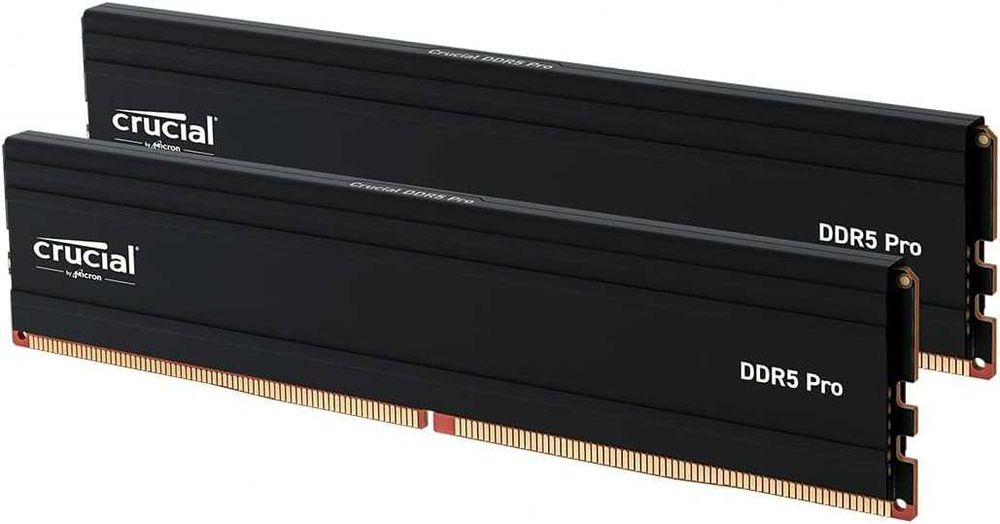 Crucial Pro DDR5 RAM 32GB Kit (2x16GB) 6000MHz (Чисто НОВA)
