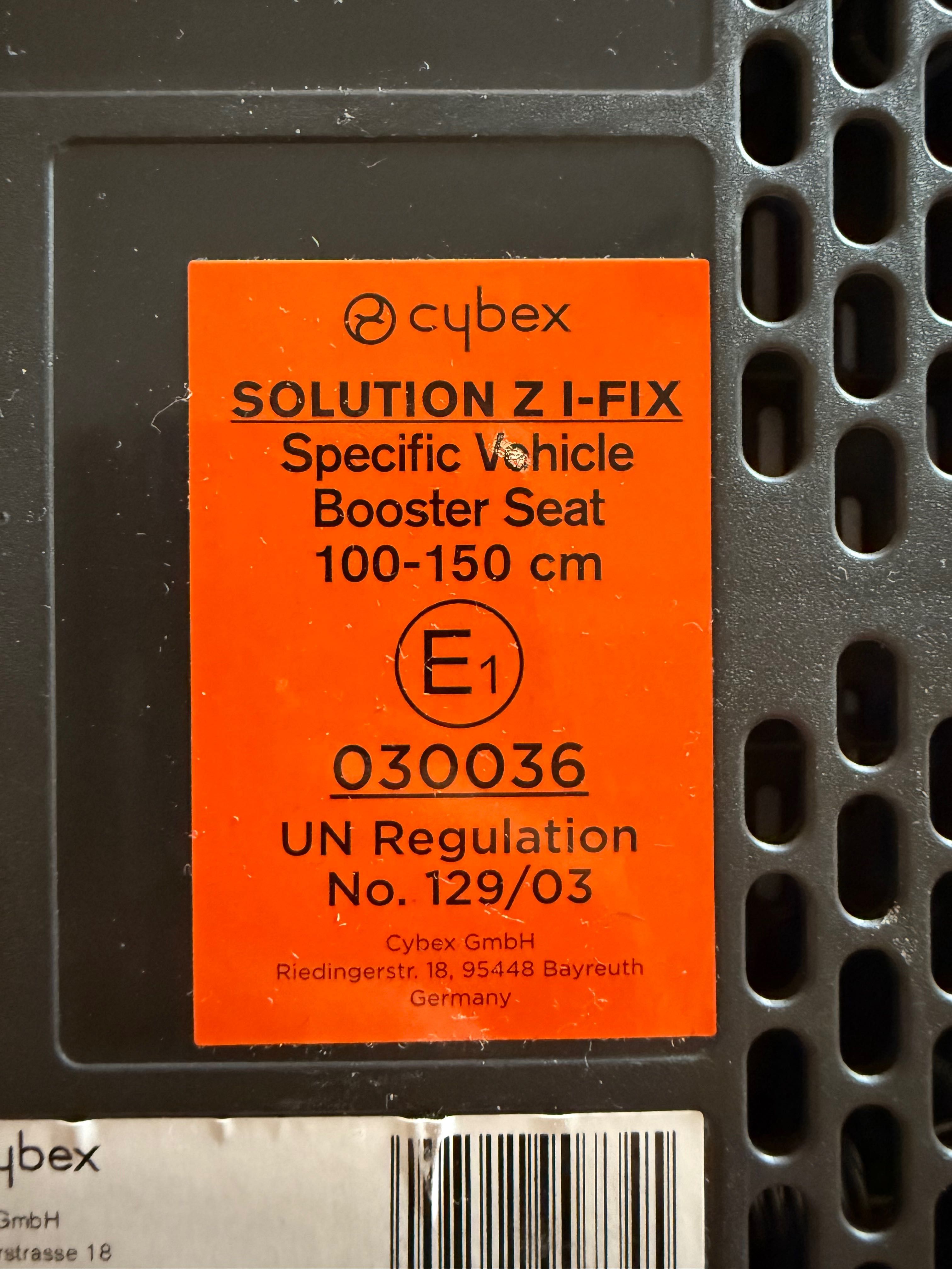 Детско столче за кола Cybex Solution Z I Fix (15-36 кг), Isofix