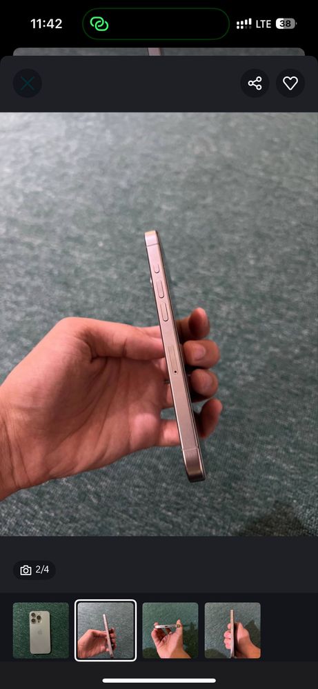 iPhone 15 pro ideal holatda