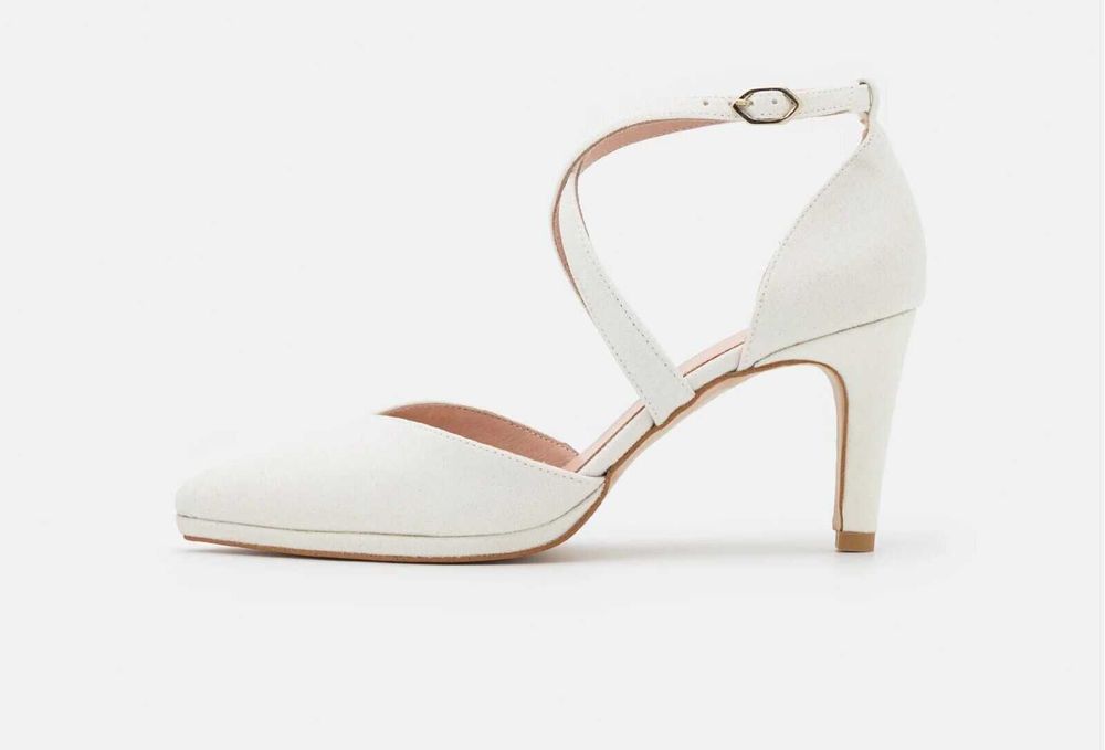 Pantofi Cu Toc Eleganti Premium LAB BY AG Piele + Textil (marimea 39)