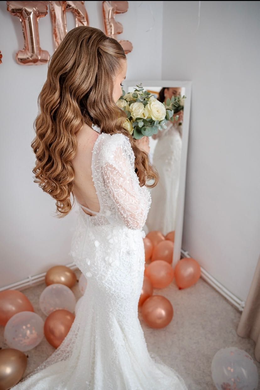 Rochie mireasă tip sirenă