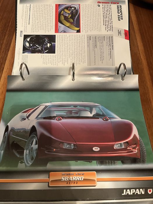 Колекция DREAM CARS мечтани коли оригинална папка на издателя ATLAS
