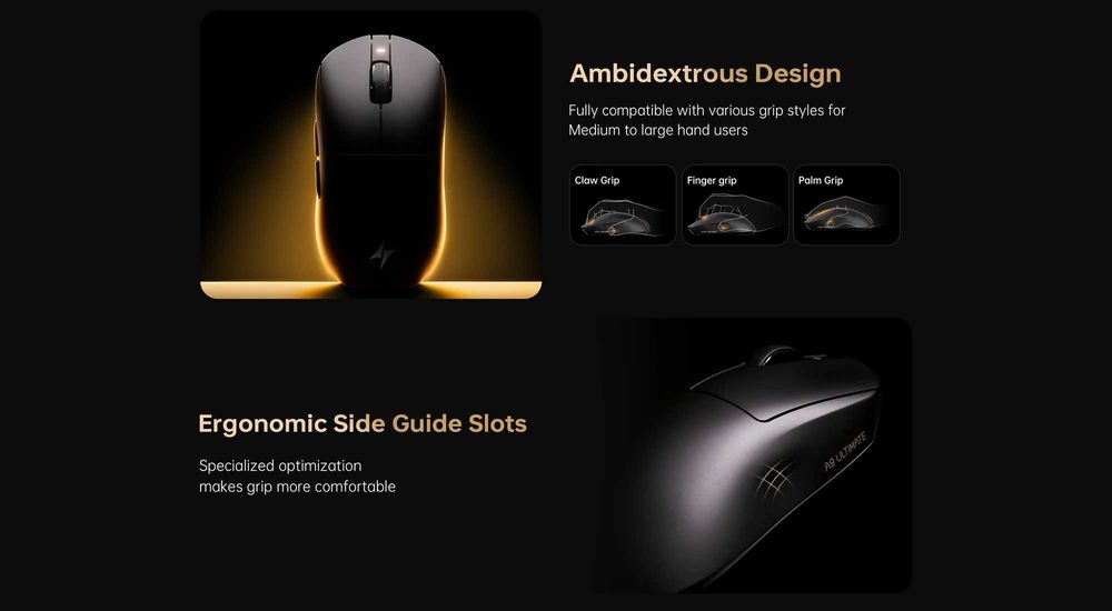 Игровая беспроводная мышка ATK A9 Ultimate