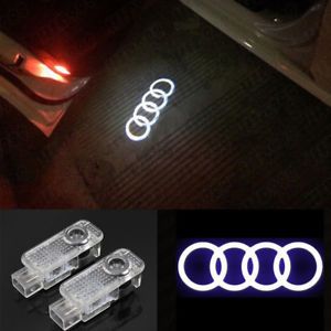 Proiectoare Logo Portiere Audi emblema audi led usi Holograma (simplu)