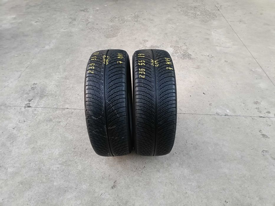 Doua anvelope iarna 235 55 19 michelin pilot alpin 5 profil de 7 mm