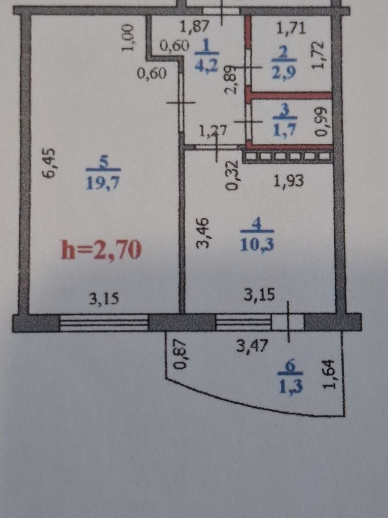 Продам квартиру 1 комнатную