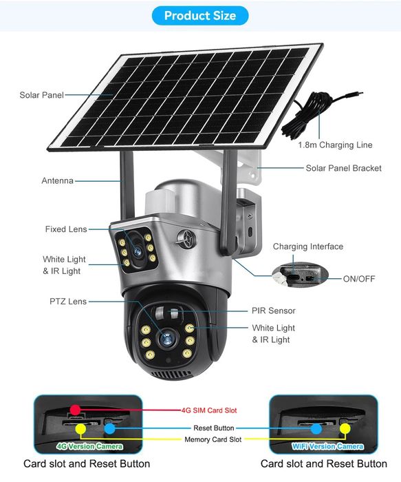 Vand camera Solara 4G, cu cartela gsm