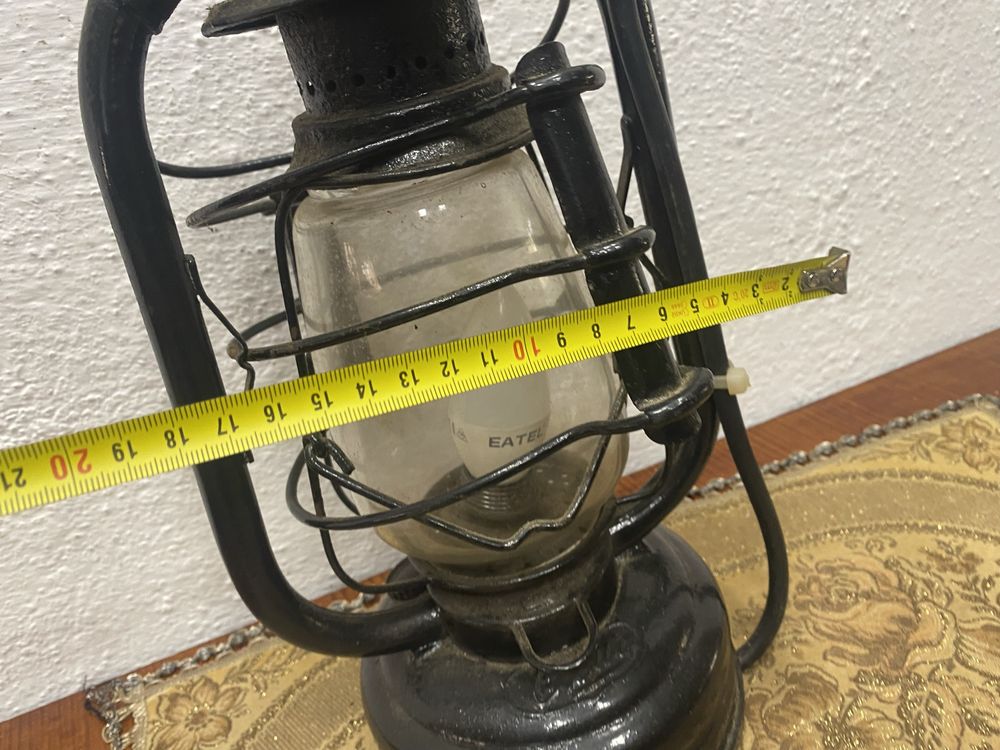 Стар немски фенер газена лампа