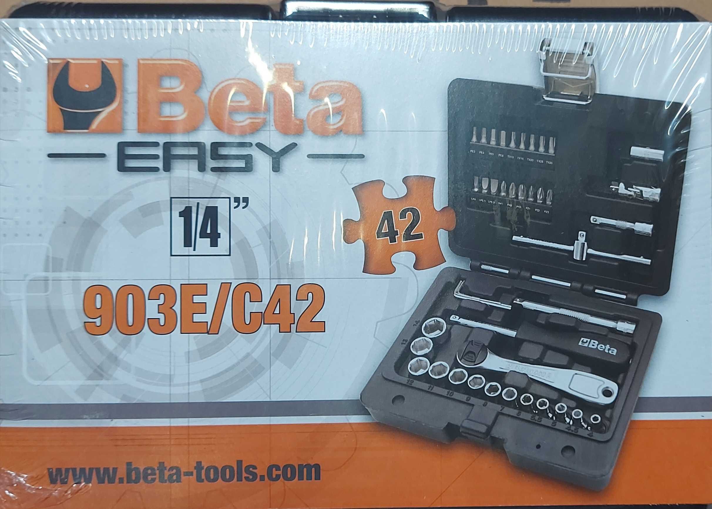 Комплект гедоре Beta 903E/C42 1/4" - 42 части