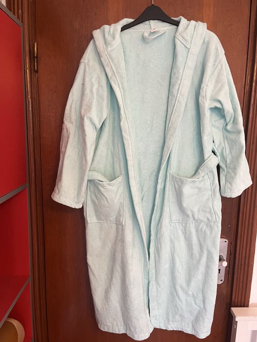 Halat de baie unisex , XL , turcoaz