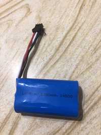 Продам новый аккумулятор для игрушек lw 7.4V 1200 mAh 14500