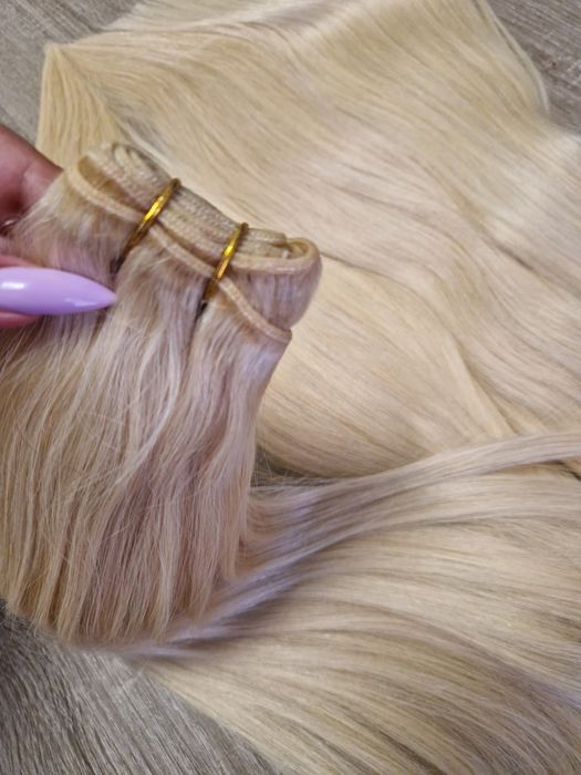 Естествена коса - висок клас, рус цвят