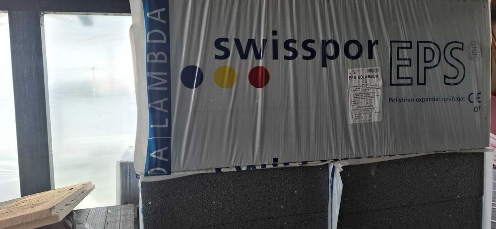 Polistiren grafitat EPS 80, 15 cm, profil 15 cm, dibluri 10x220 mm