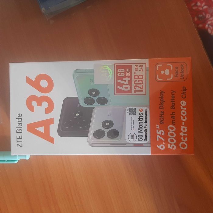 Продам телефон ZTE A36 64 ГБ