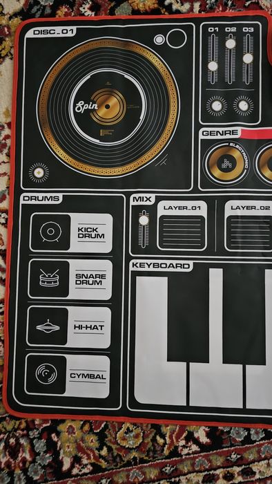 Vand covor muzical tip pian 130x76