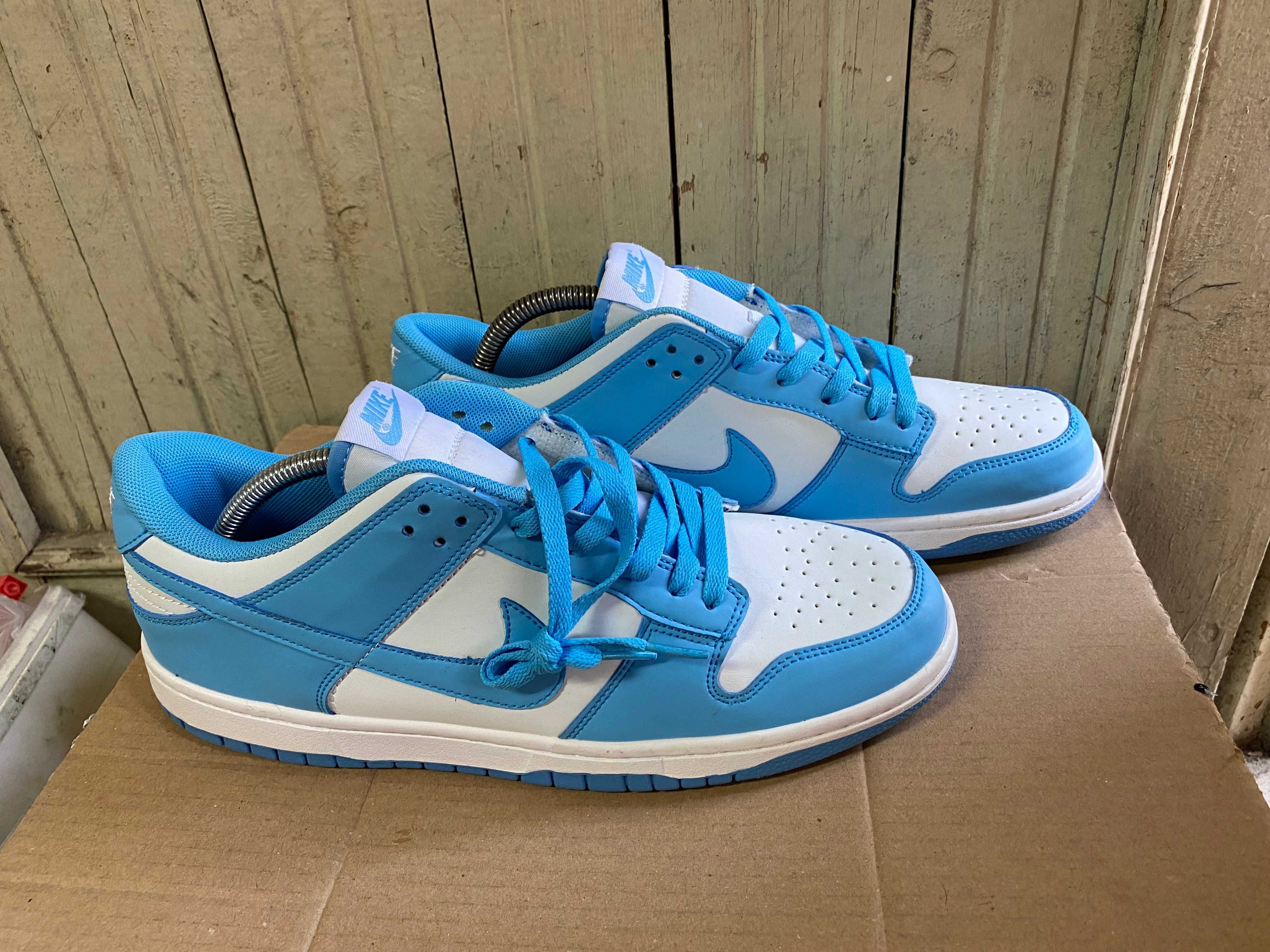 ''Nike Dunk Low UNC University Blue White''оригинални маратонки 45 ном