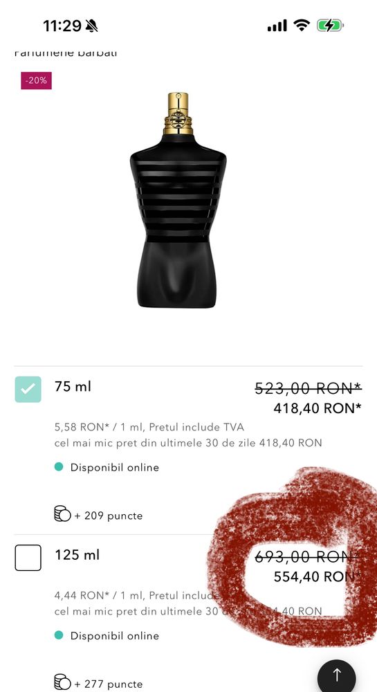 Jean Paul Gaultier Le Male 125ml (original 100%)