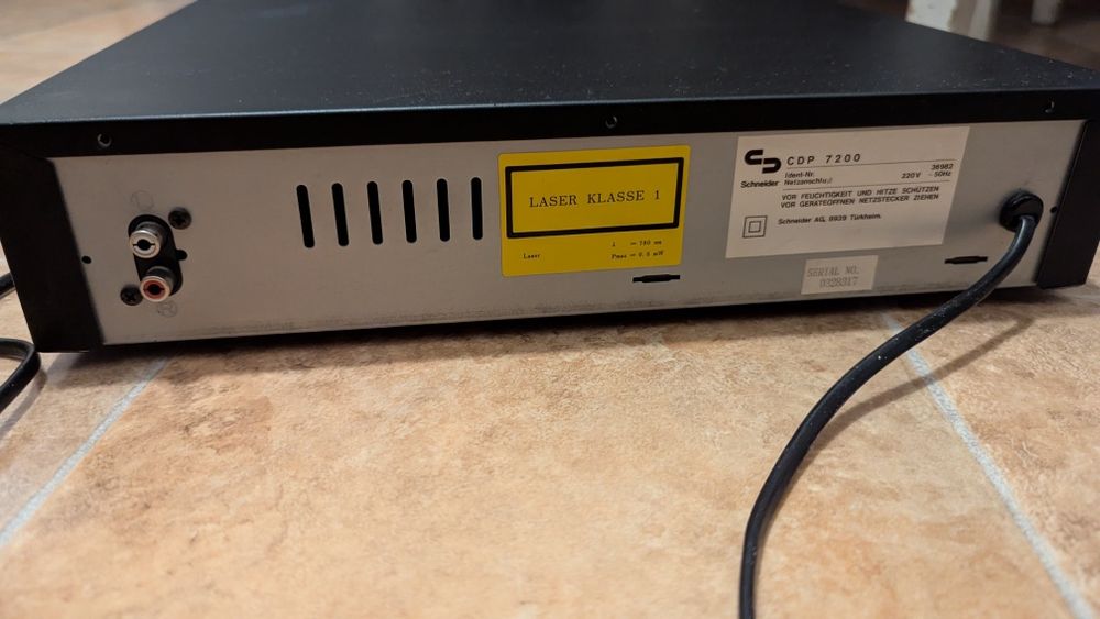 Cd player Schneider CDP 7200