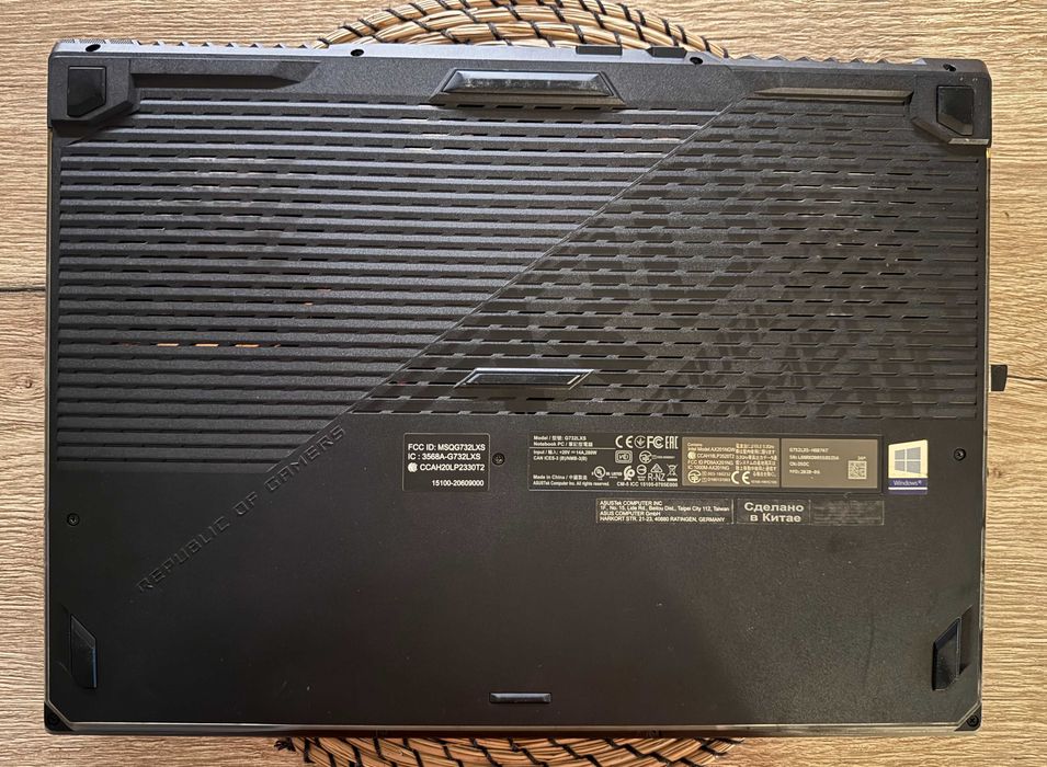 Laptop Gaming ASUS ROG Strix SCAR 17 G732LXS  Intel® Core™ i9-10980HK