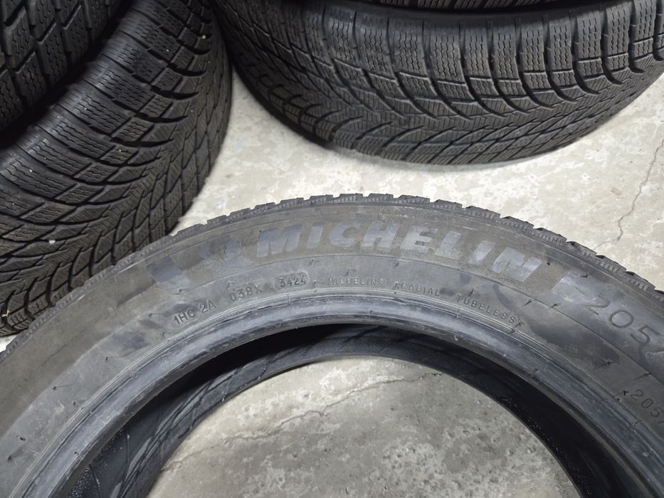 Set 2 anvelope SH iarna Michelin 205/55/17 dot 2024