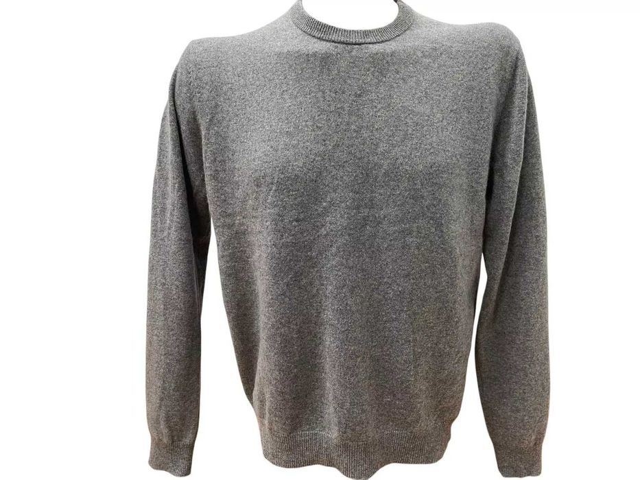 FIORETTA размер L мъжки кашмирен пуловер 100% КАШМИР сив