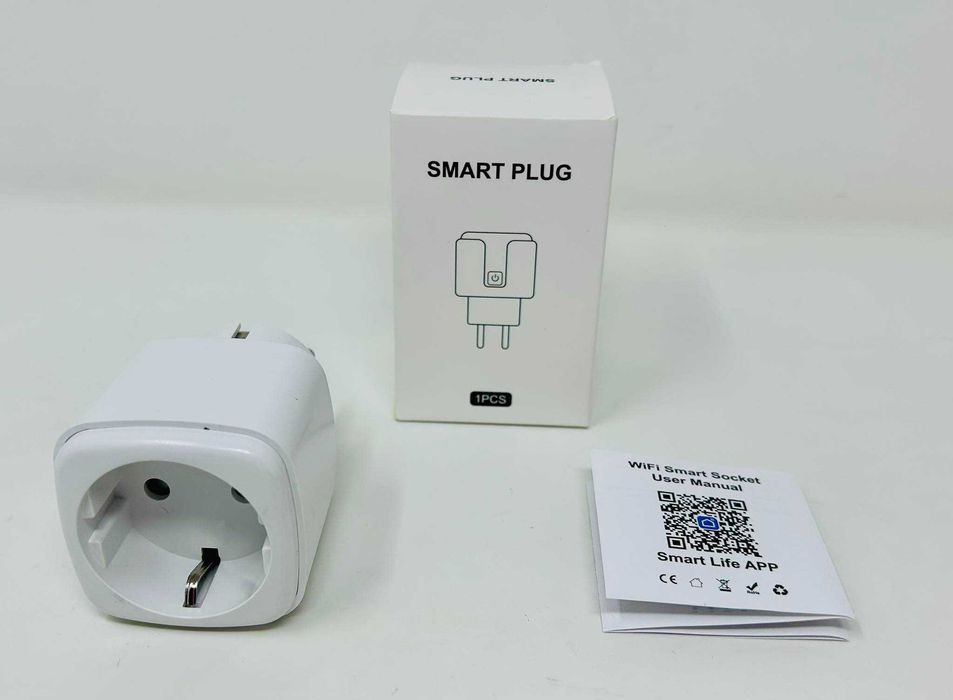 Смарт Контакт  Smart Plug WiFi  Smart Home Google Home  Alexa 20A