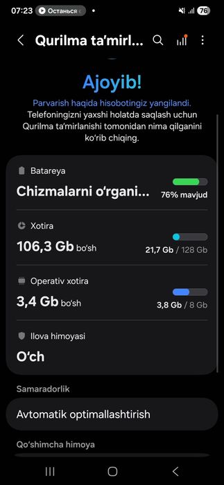 Samsung a54 5g  8/128gb