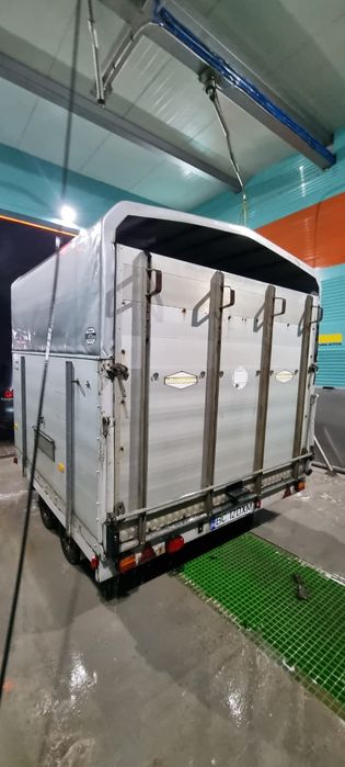 Remorca de aluminiu transport 3 cai Raritate roti pe 10 germania