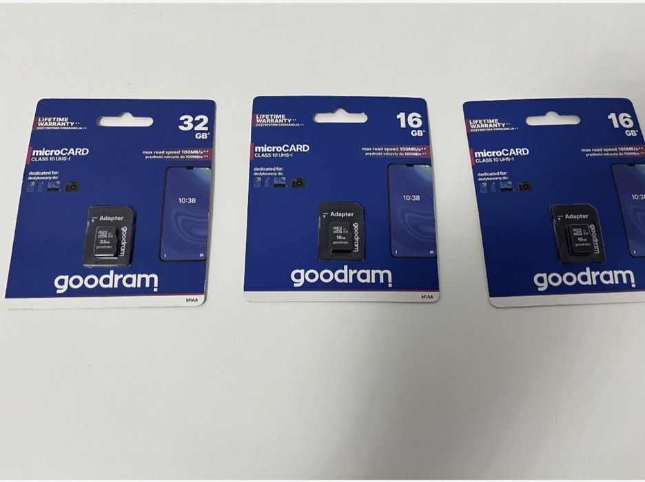 Stick Memorie Kingston Goodram 16GB 32GB 64GB 128GB Card Memorie Micro