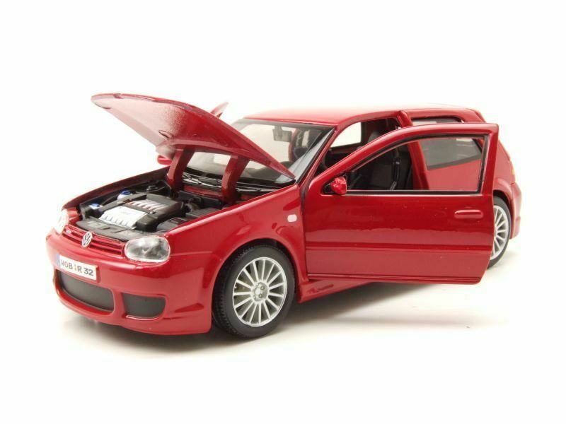 Macheta VW Golf 4 IV R32 rosu - Maisto 1/24 Volkswagen