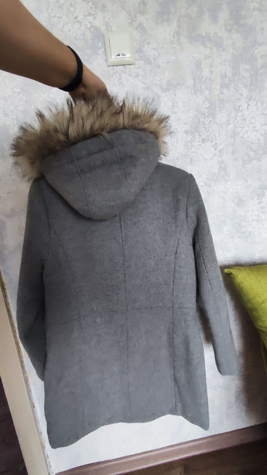 Пальто 46-48 р шерстяное качественное теплое