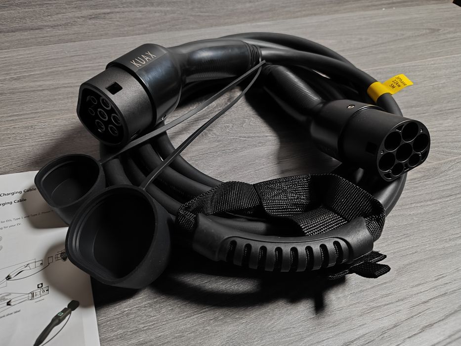 ПРОМО ! KUAX Type 2 to Type 2 кабел за зареждане на коли / автомобили