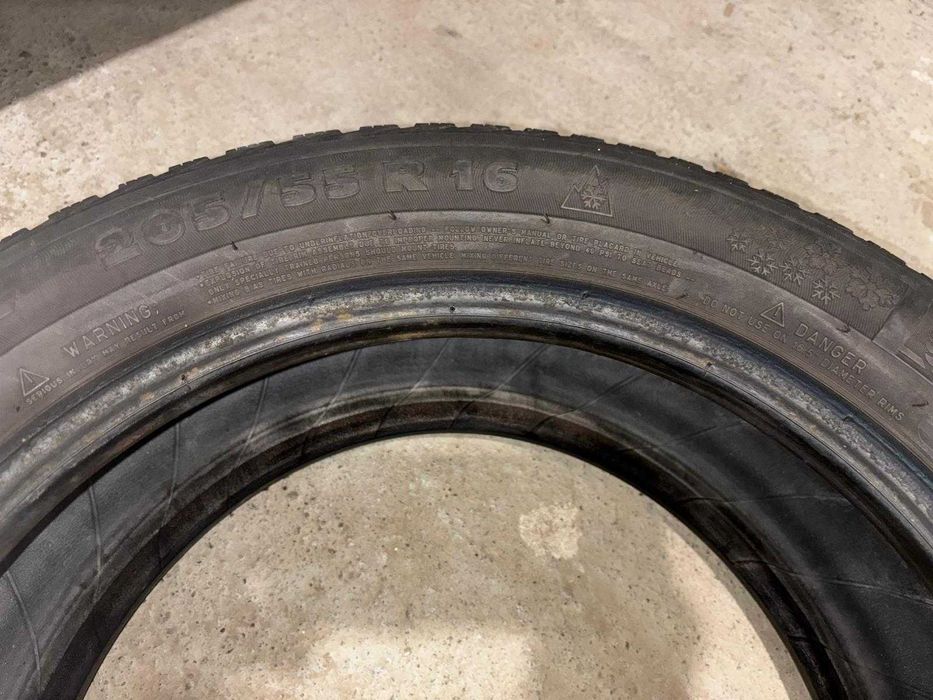 Anvelopă de iarnă Michelin Alpin 205/55 R16 91H – stare excelentă