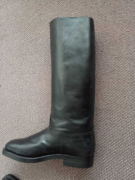 cizme barbati din piele negre