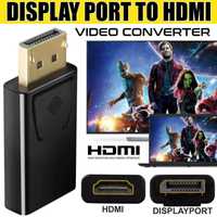 Адаптер DisplayPort към HDMI / преходник / - Нов