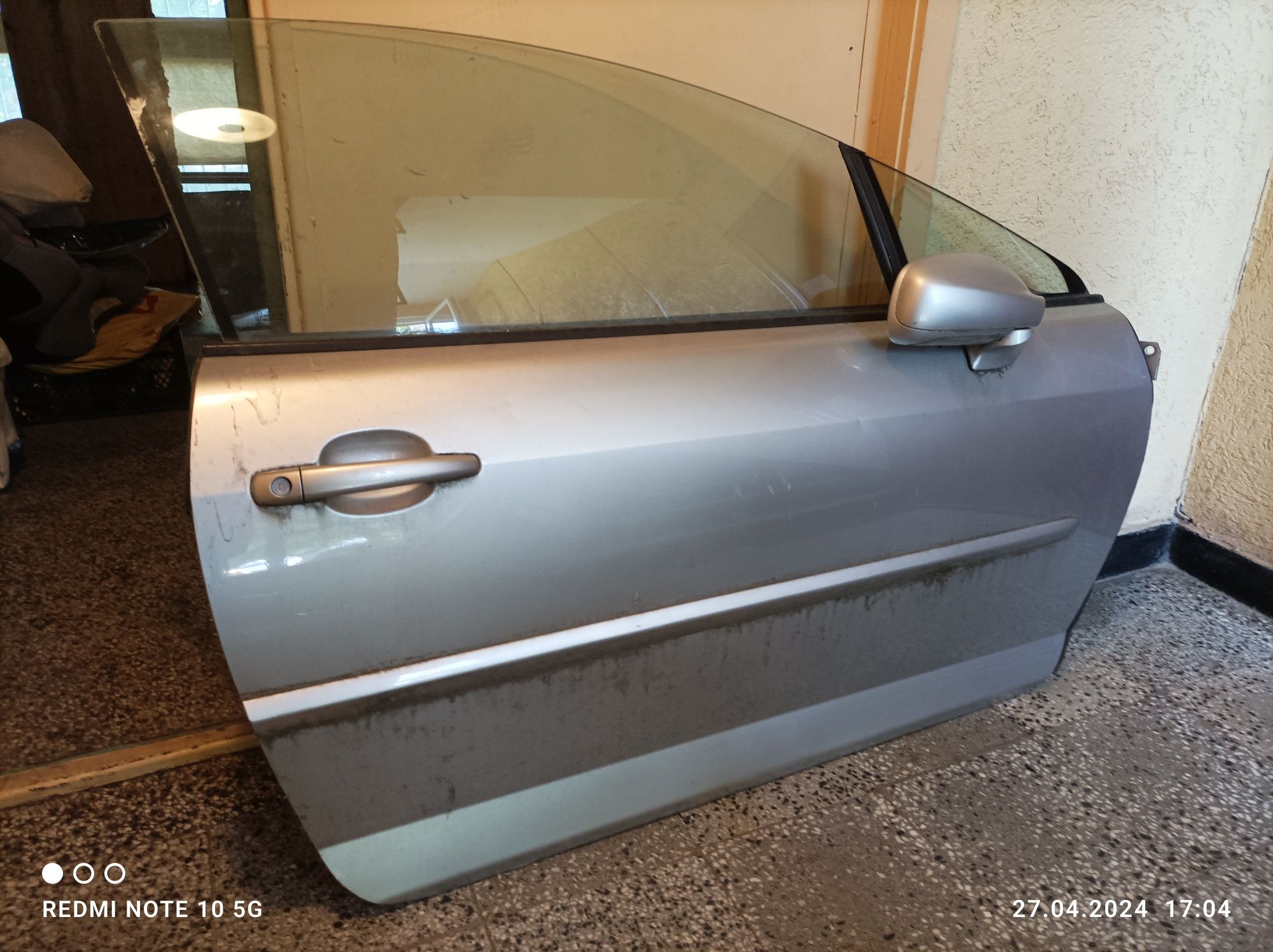 PEUGEOT 407 COUPE -задна броня с парктроници, преден капак и врати