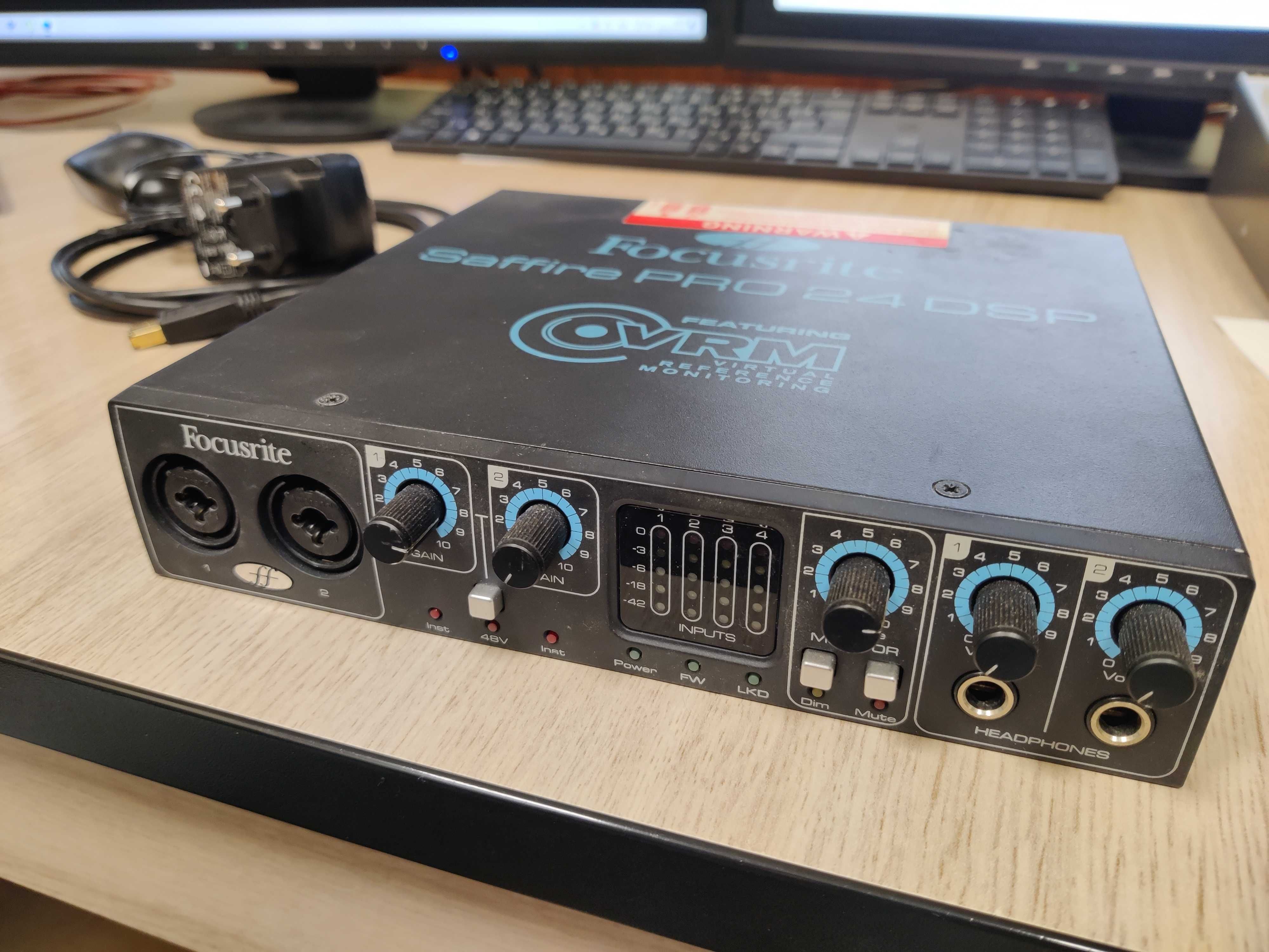 Focusrite Saffire Pro 24 DSP firewire звукова карта.