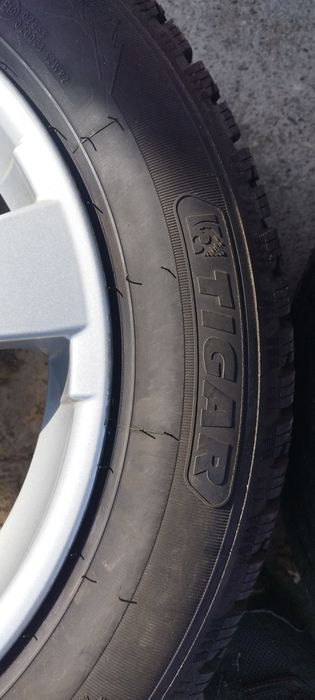Алуминиеви джанти с гуми за audi q3  vw/mercedes 17 цола 5x112