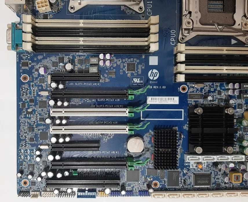 Placa de baza dual procesor hp z820