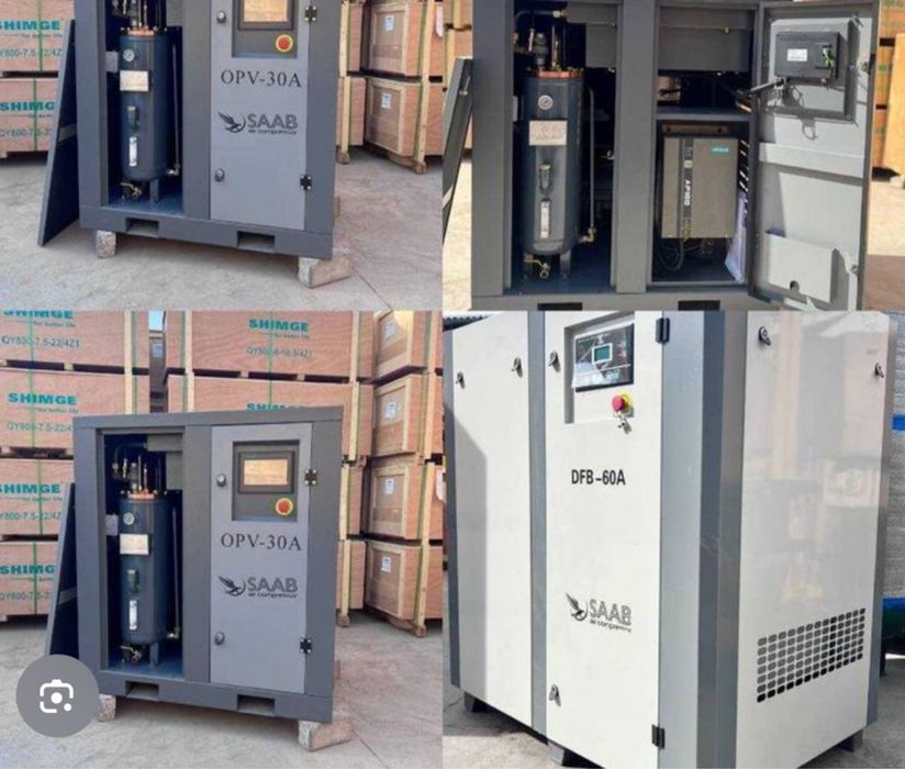 Скидкада арзон винтовой компрессор блок SAAB blok 7,5 kvt kompressor