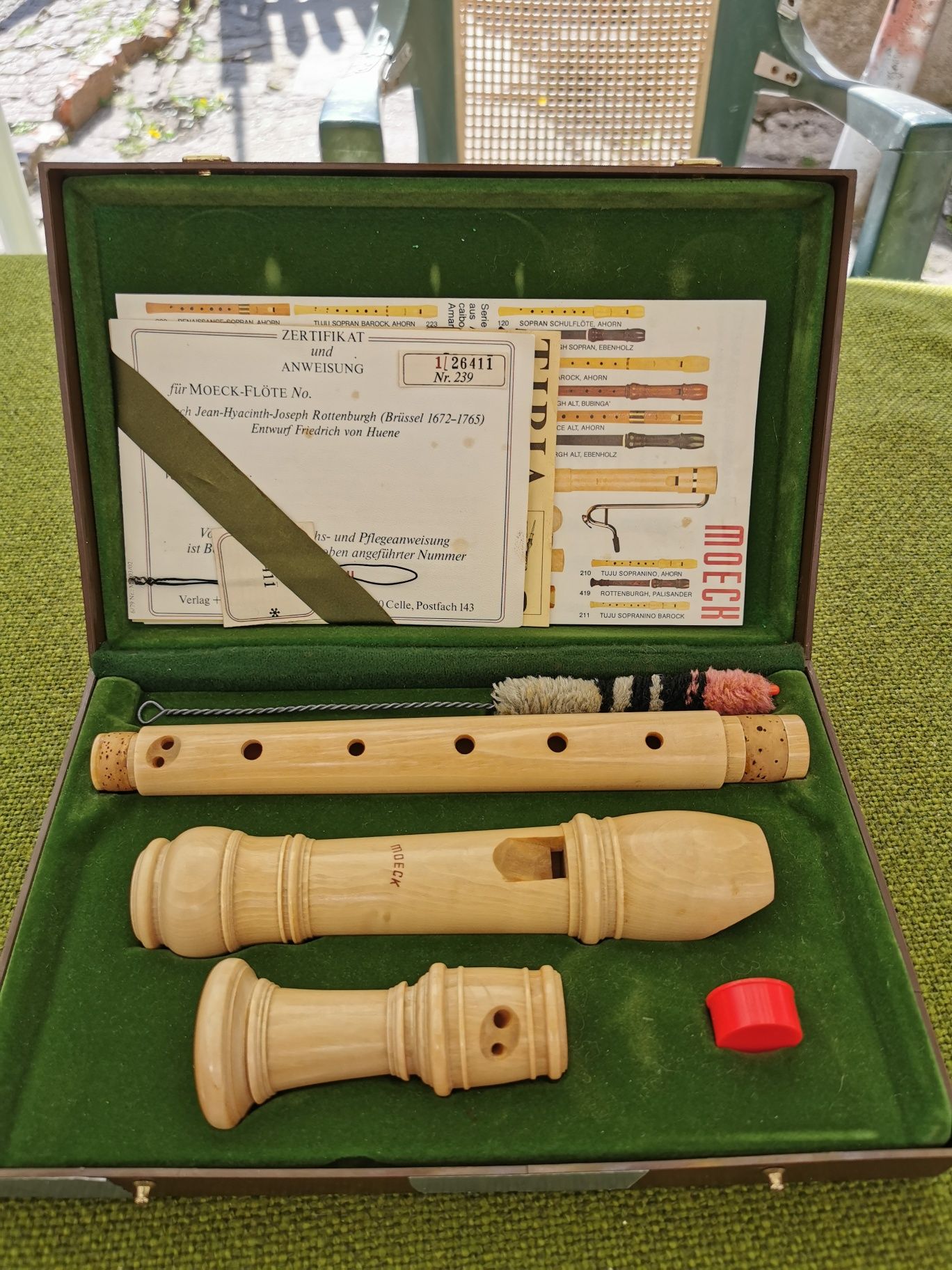 Дървена Флейта Moeck
