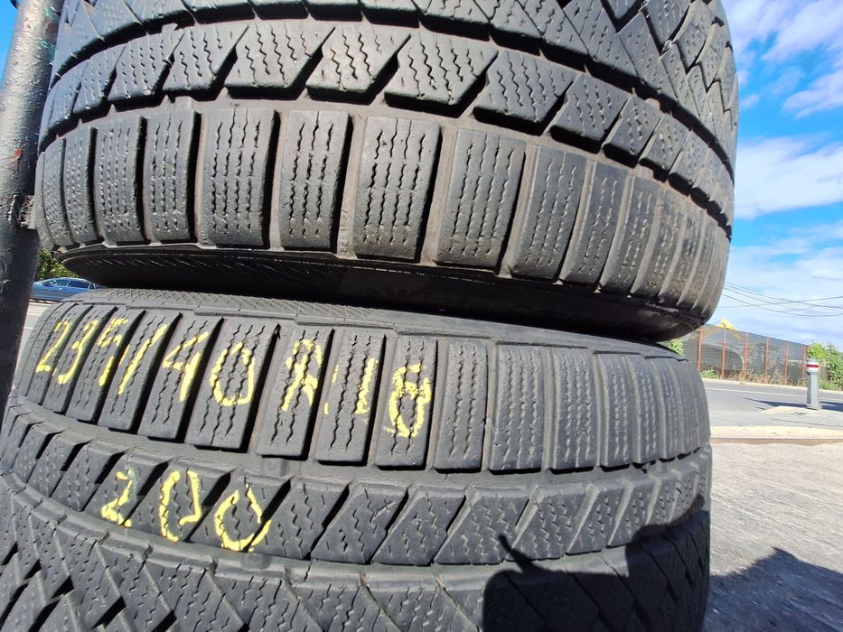 2 anvelope iarna 235/40r18 Continental Montaj Gratuit